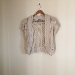 Joseph A beige short cardigan